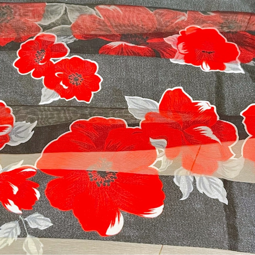 ❄️❄️Women Floral Scarf / Stole - Picture 2 of 7